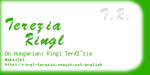 terezia ringl business card